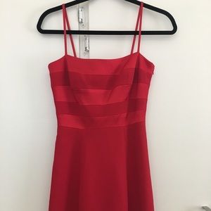 Short vintage red dress